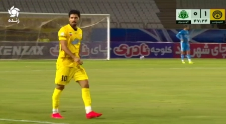 گل اول فجر به آلومینیوم اراک توسط عرب