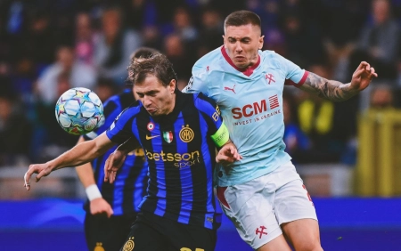اینتر ۱ - ۰ شاختار؛ اولین پیروزی اروپایی افعی‌ها در شب ده نفره شدن