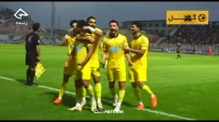 گل اول فجر سپاسی به نساجی توسط جعفرپور