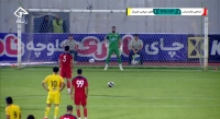 گل اول نساجی به فجر سپاسی توسط هومن ربیع زاده