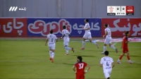 گل اول پرسپولیس به نساجی توسط محبی